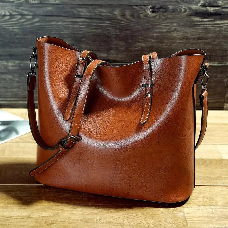 Nicole | Vintage Leather Shoulder Bag