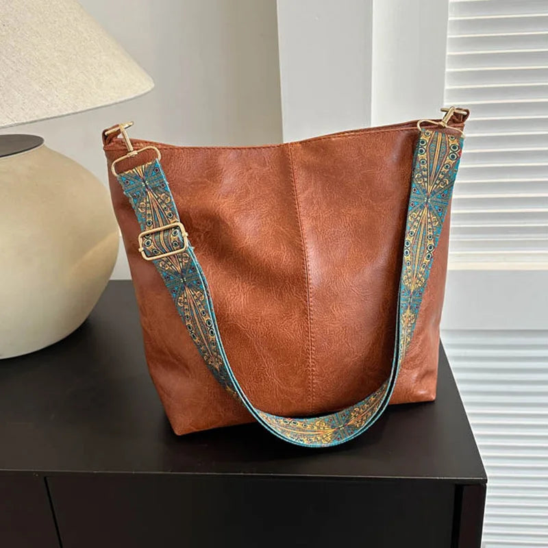 Chelsey - Vintage Leather Crossbody Bag